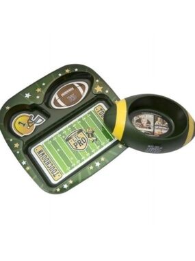 Football Plate and Bowl Set